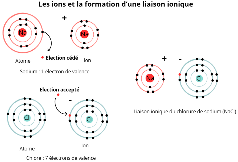 Formation des ions et liaison ionique